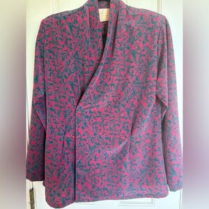 Pendleton Red and Blue Patterned vintage Blazer